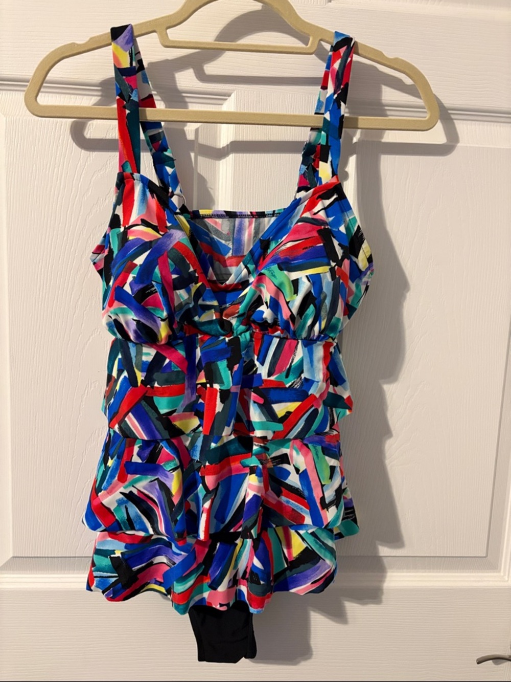 Multicolor Women's Ruffled Bathing suit